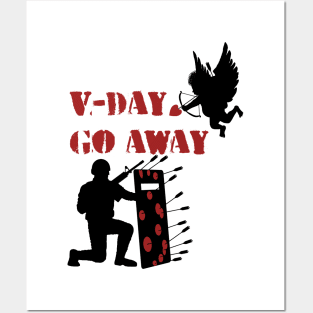 V-Day Go Away Posters and Art